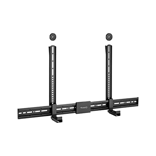 Tooq Tqsbm-01 - Supporto Universale Per Soundbar A Installazione Multipla, Nero