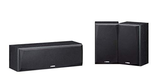 Yamaha Ns-P51 Diffusore Centrale E 2 Diffusori Surround, Nero