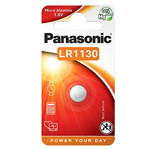 Varta Lr54/Ag10/Lr1130 Panasonic 1-Bl Alcalino 1.5V Batteria Non-Ricaricabile