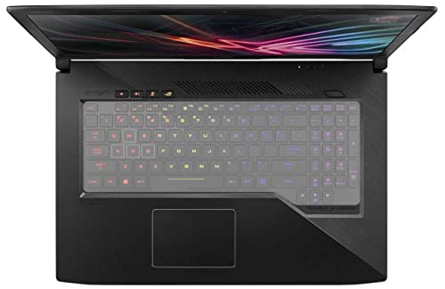 Mingfi Silicone Coperchio Della Tastiera Copritastiera Per Asus Tuf Gaming Fx503 Fx504 Fx505 Fx705 Rog Strix Gl503 Gl504 Gl703 Gl704 - Trasparente