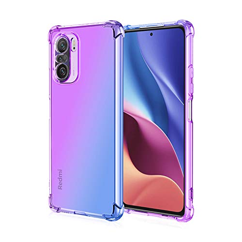 Gogme Cover Per Xiaomi Poco F3 / Mi 11I 5G Coque, Custodia In Tpu Gradient Color Case Cover, [Angoli Rinforzati] Custodia Protettiva Trasparente Antiu