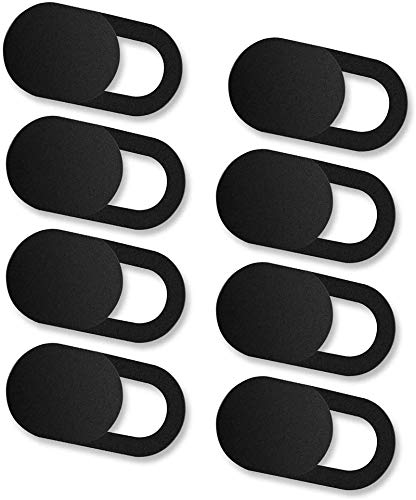 Ivoler [8 Pezzi Copri Webcam, Copertura Webcam Coprire La Webcam Cover Fotocamera Digitale Ultra-Sottile 0.6Mm Per Pc Notebook Iphone Hp Adesivi Macbo