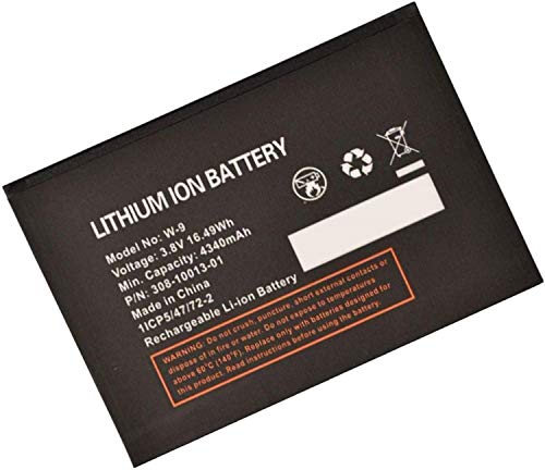 Wyguo W-9 Sostituzione Della Batteria Per At&T Unite Explore 815S, Verizon Jetpack Ac791L Hotspot(3.8V 16.49Wh 4340Mah)