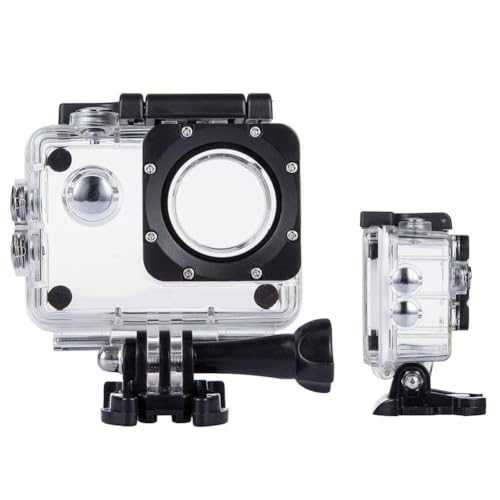 Tekcam Custodia Protettiva Impermeabile Compatibile Con Sj4000 Wifi/Akaso Ek7000/ Victure/Gookam/Jadfezy/Apexcam Action Camera Custodia Protettiva Imp