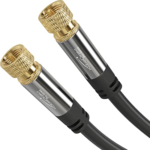 Kabeldirekt – 15M Cavo Sat Coassiale (Connettore F Su Connettore F, Classe A, Schermatura Effettivo Di 100 Db, Per Trasmissione Di Segnali Hd Televiso