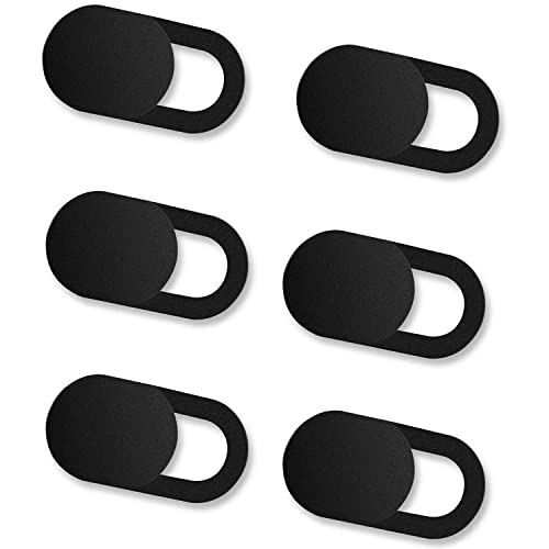 Ivoler [6 Pack Webcam Cover, Copri Webcam Slider Copertura Webcam Ultra Sottile Camera Cover Per Macboook Pro, Ipad, Iphone, Computer Portatile, Lapto