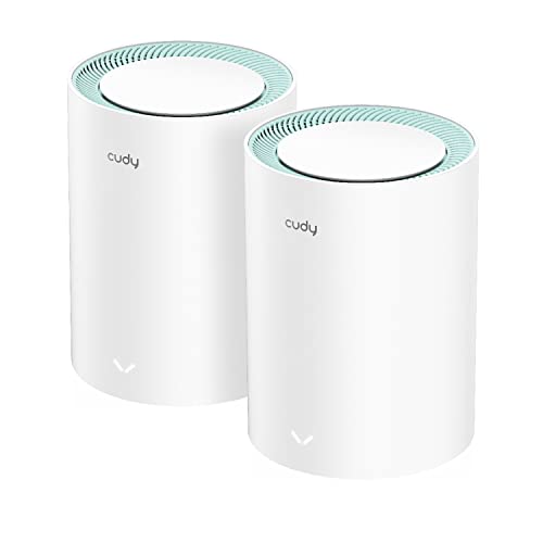 Cudy Ac1200 Gigabit Sistema Wifi A Rete Completa, Dual Band, Estensore Wifi, Porte Gigabit, Antenne Ad Alto Guadagno, Vpn, Cloudflare, Connetti Fino A