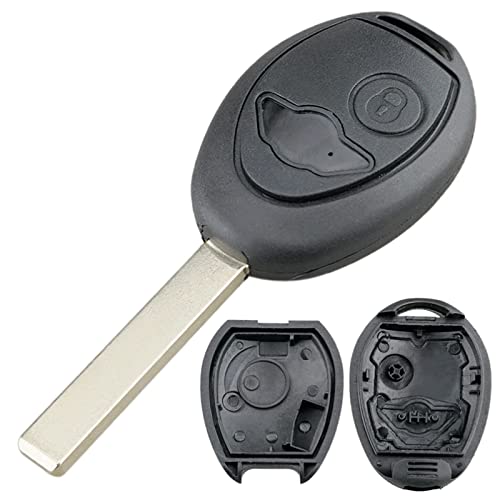 Guscio Portachiavi Accessori Ricambi Cover Copri Chiave Telecomando Auto 1 Tasto Compatibile Con Bmw Mini One - Cooper