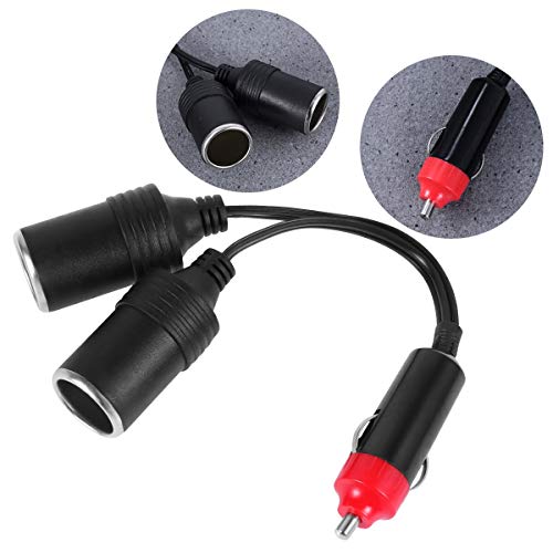Top Chargeur * Adattatore Caricatore Caricabatteria Alimentatore 12V Per Cavo Di Prolunga Doppio Caricatore Per Accendisigari Auto 12V Doppia Presa Ac