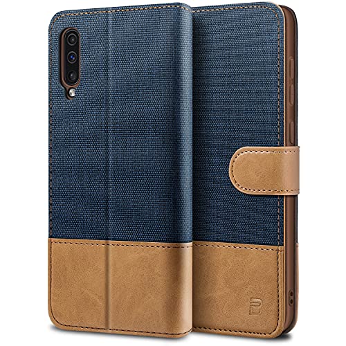 Bez Cover Samsung A50, Cover Samsung A30S, Custodia Per Portafoglio Samsung Galaxy A50/ A30S Protettiva In Tela E Pu Pelle Portafoglio Flip Cover Con