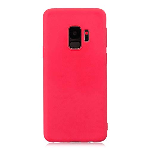 Cuzz Cover Per Samsung Galaxy S9+(1 Pezzi Proteggi Schermo In Vetro Temperato) Tinta Unita Premium Flessibile In Silicone Tpu Custodia Sottile Ultra L