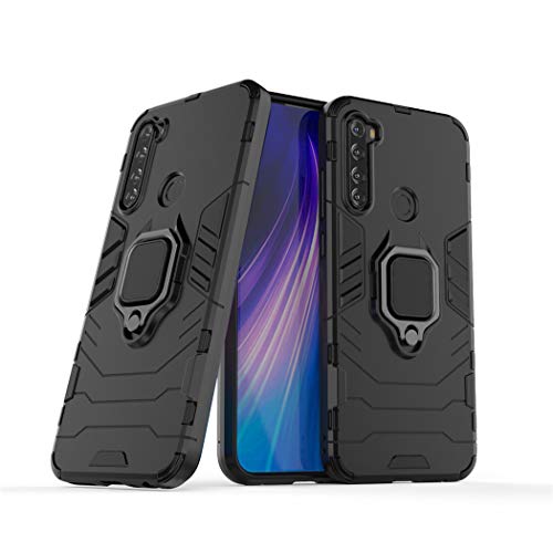 Lulumain Compatibile Con Redmi Note 8T Coque, Anello Di Supporto Per Telefono Auto Magnetico Anello 360 Custodia Protettiva Per Xiaomi Redmi Note 8T (