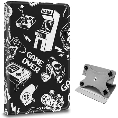Custodia Cool Ebook/Tablet 9.7-10.3 Pollici Ecopelle Gaming Girevole (Panoramica)