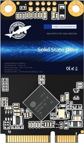 Dogfish Ssd Msata 64Gb Internal Solid State Drive High Performance Hard Drive For Desktop Laptop Includes 32Gb 60Gb 120Gb 128Gb 240Gb 250Gb 480Gb