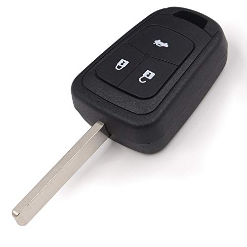 Guscio Portachiavi Accessori Ricambi Cover Copri Chiave Telecomando Auto 3 Tasti Compatibile Con Chevrolet Sonic – Camaro - Cruze