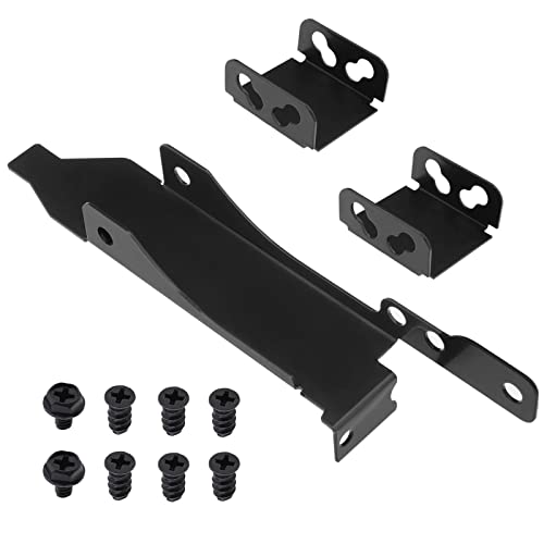 Emsea Pci Slot Staffa Dual Fan Mount Rack Gpu Staffa Per Il Montaggio Di Uno/Due 120Mm Computer Case Ventole Computer Radiatore Holder Nero Metallo
