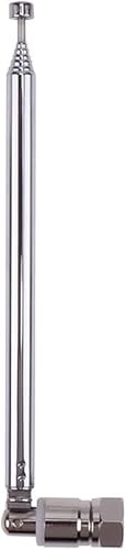 Antenna Telescopica Con Connettore Maschio Tv Antenna Telescopica 7 Sezioni 765 Mm Per Dvb-T Dvb-T2 Tv Fm Am Stereo Ricezione