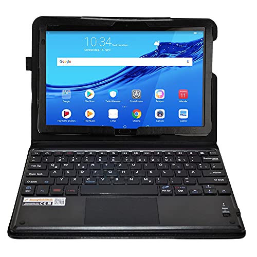 Mq Per Huawei Mediapad M5 Lite 10 – Custodia Per Tastiera Bluetooth Con Touchpad Multifunzione Per Huawei Mediapad M5 Lite Lte 10'', M5 Lite Wifi 10''