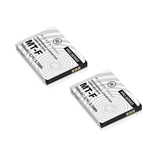 Wicked Chili 2 Batterie Compatibile Con Avm Fritz Fon C5 /C4/M2 / Mt-F/Motorola Motofone F3/Em325/M325/Em25 Batteria Di Ricambio Per: Avm 312Bat016, 3