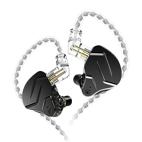 Kinboofi Kz Zsn Pro X 1Ba 1Dd In Ear Auricolare, Kz Earbuds In Ear Monitor Cuffie Con Cavo Rimovibile Da 0,75 Mm A 2 Pin
