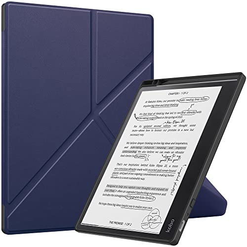 Lemxiee Custodia Per Kobo Elipsa 2E (2023) Cover,Supporto Pieghevole Custodia Protettiva In Pelle Pu Con Portamatite,Cover Con Auto Svegliati/Sonno Sl