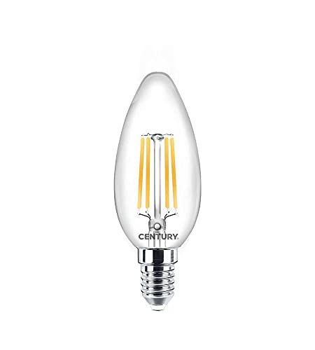 Century Filam.Led Incanto Chiara Candela - 4W - E14-2700K - 470Lm - Ip20 - Color Box