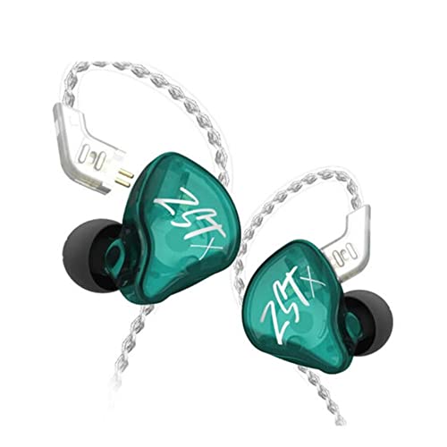 Kz Zst X Earbuds With Microphone Cyan