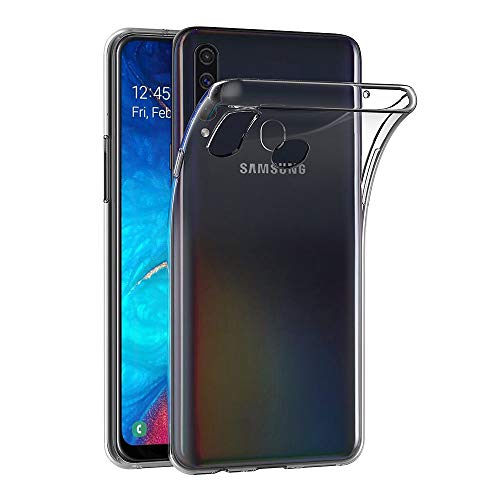 Aicek Cover Compatible Samsung Galaxy A20S, Cover Samsung A20S Silicone Case Molle Di Tpu Trasparente Sottile Custodia Per Galaxy A20S