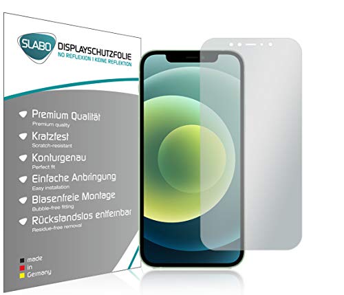 Slabo 4 X Pellicola Protettiva Per Display Per Iphone 12 | Iphone 12 Pro No Reflexion Opaca