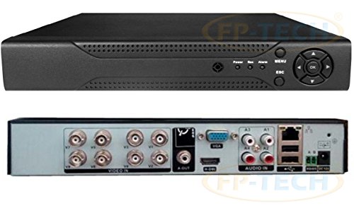 Kit Videosorveglianza Ahd Ip Cloud Dvr Da 4 8 16 Canali Telecamere Hd Bullet Dome (Solo Dvr 8 Canali)