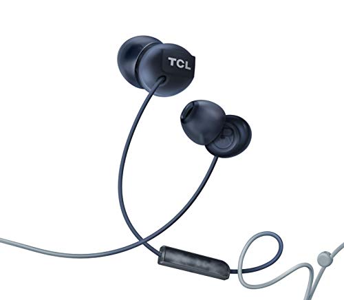 Tcl Socl300 In-Ear Headphones Con Microfono (Isolamento Acustico, Secure Fit, Microfono E Telecomando Integrati Per Il Controllo Di Musica E Chiamate,