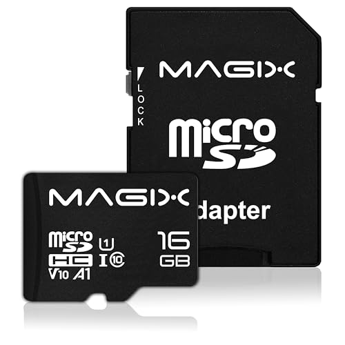 Magix Micro Sd Card Hd Series Class10 V10 + Sd Adapter Up To 80Mb/S (16Gb)