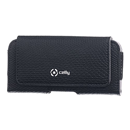 Celly Stylexl03 Custodia Orizzontale Universale, Nero Pitonato