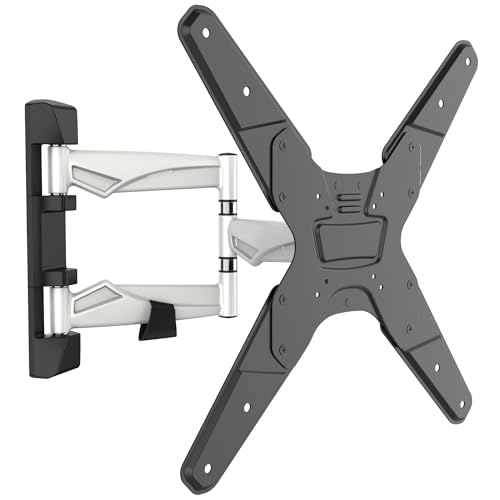 Ricoo Supporto Tv Parete S3244 Girevole Inclinabile Televisore 32-55" (81-140 Cm) Staffa Universale Televisione Led/Lcd/Curvo Vesa 75 X 75-400 X 400
