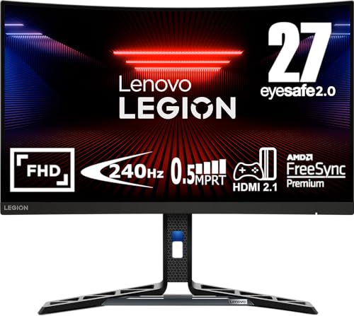 Lenovo Legion R27Fc-30 Led Display 68,6 Cm (27") 1920 X 1080 Pixels Full Hd Noir