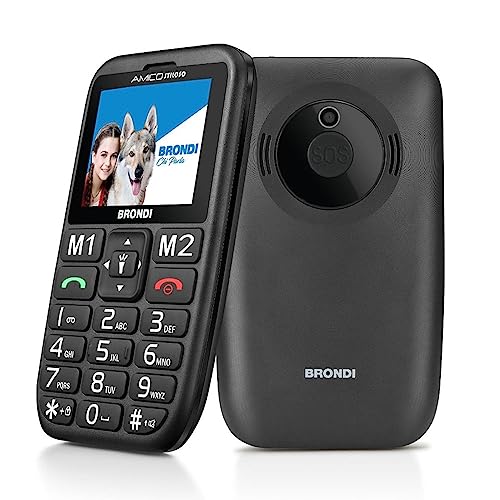 Brondi Telefono Cellulare Amico Stiloso Nero