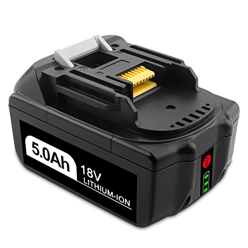 Eichxo 5.0Ah 18V Batteria Per Makita Bl1815N Bl1820 Bl1820B Bl1830 Bl1830B Bl1840B Bl1850B Bl1860B Bl1815 Bl1840 Bl1850 Bl1860 Lxt Batteria Di Ricambi