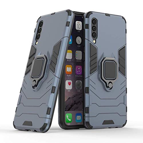 Compatibile Con Samsung Galaxy A50, Galaxy A50S, Galaxy A30S Coque, Anello Di Supporto Magnetico Per Telefono Auto 360 Custodia Di Protezione (Blu Nav