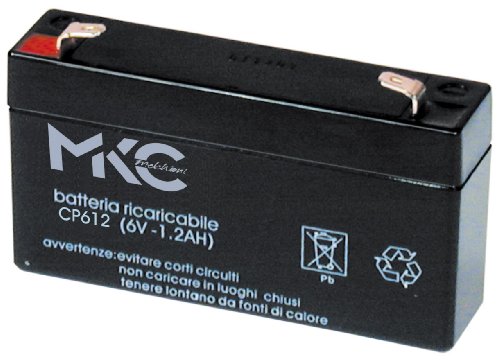 Melchioni Batteria Al Piombo 6 Volt 1,2 Ampere