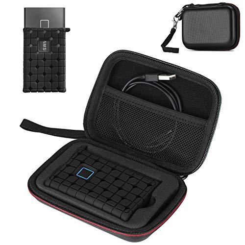 Procase Custodia Per Samsung T7 / T7 Touch Ssd Esterno Portatile Da 500Gb 1Tb 2Tb, Unità A Stato Solido Esterna Hard Disk Borsa Con Copertina In Silic