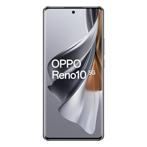 Oppo Reno 10 5G 17 Cm (6.7") Double Sim Android 13 Usb Type-C 8 Go 256 Go 5000 Mah Gris, Argent
