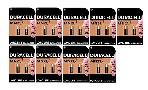 18X Duracell Mn21 A23 23A (9 Blister Da 2 Batterie) 18 Pile