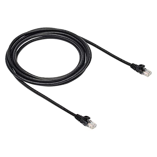 Amazon Basics - Cavo Patch Per Connessione Internet, Piatto, Rj45 Cat-6, 10 Gigabit Ethernet, 3 M, Nero