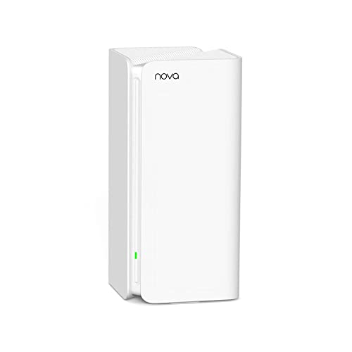 Tenda Mx15 Pro(1 Pack) Mesh Wifi 6 Ax5400 Dual Band, Copertura Wi-Fi Fino A 220㎡, Cpu Tri-Core 1.5Ghz, 160Mhz, Easy Setup, Report Mensile, Speed Test,