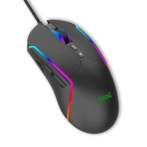 Mouse Usb Gaming Rgb (Illuminazione) Cool Strip Nero