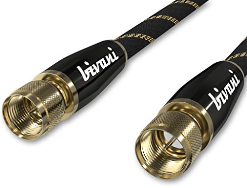 Bivani Bivcofcesmm0100 Serie Elite Cavo Antenna Sat 1 Metro Premium, F Maschio, Cavo Coassiale, Cavo Satellitare, Tv Satellitare, Hdtv, Tv, 1M