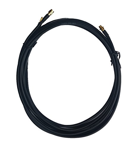 Prolunga Cavo Sma Femmina Sma Maschio Alsr200 Nero 2 X 2,5M Per Antenna Esterno E Router 4G Lte 5G Mimo