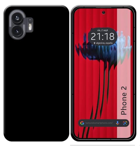 Tumundosmartphone Custodia In Silicone Gel Tpu Nera Per Nothing Phone 2 5G