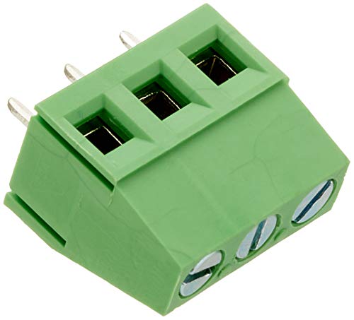 Delock 66010 Bloque De Terminales Para Soldadura De Pcb Versiã“N 3 Pines 5,08 Mm Paso Vertical 10 Piezas