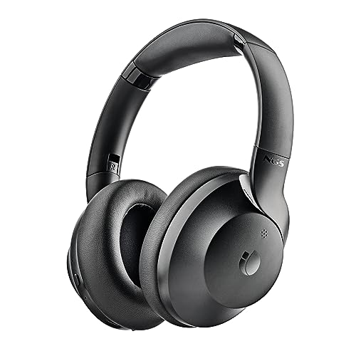 Ngs Artica Shake - Cuffie Wireless, Cuffie Compatibili Bluetooth, Archetto Regolabile, Cuffie Girevoli, Tecnologia Di Riduzione Del Rumore Anc, Microf